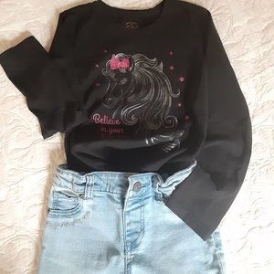 Girls top/jeans, size 6/6x.